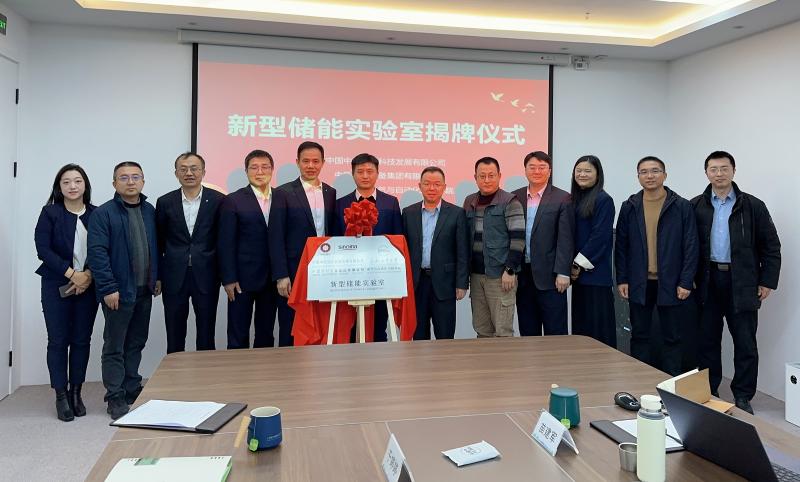 裝備集團(tuán)與中材海外、合肥工業(yè)大學(xué)共建新型儲(chǔ)能實(shí)驗(yàn)室在滬揭牌